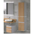 Cheap Price Self-Handle Design Melamine Coated Mdf Bathroom Vanity with Tall Cabinet